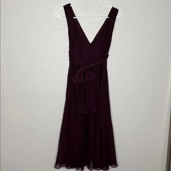 Ted Baker Silk Midi Dress Small Wedding Formal Party Jewel Tone Romantic - Picture 5 of 9